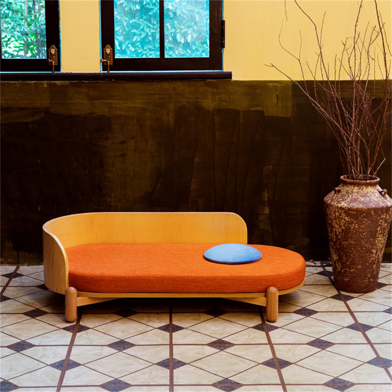 AllModern Azel 35.9'' Wooden Sunset Couch, Pet Sofa Couch